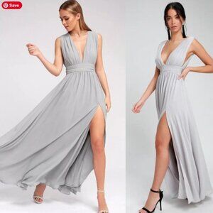 Lulu's Heavenly Hues Maxi Dress Evening Gown